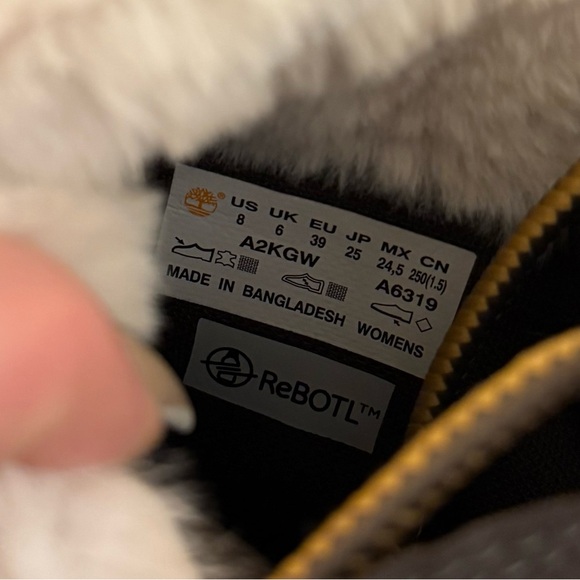 Timberland Women's Courmayeur Valley 6" WP Boot Olive Nubuck - Picture 5 of 5